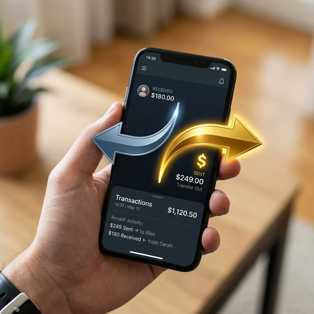 Deposits and withdrawals in the casino app cashier
